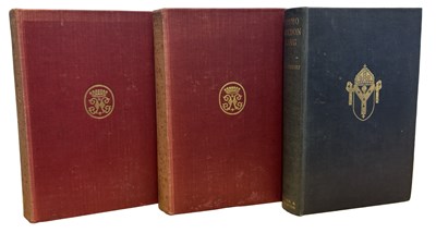 Lot 467 - J G LOCKHART: VISCOUNT HALIFAX. 2 volume set,...