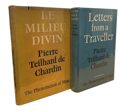 Lot 503 - PIERRE TEILHARD DE CHARDIN: 2 Titles: LETTERS...