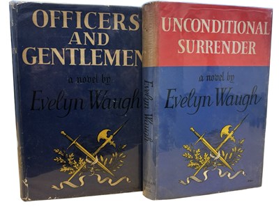 Lot 370 - EVELYN WAUGH: 2 Titles: OFFICERS AND GENTLEMEN,...
