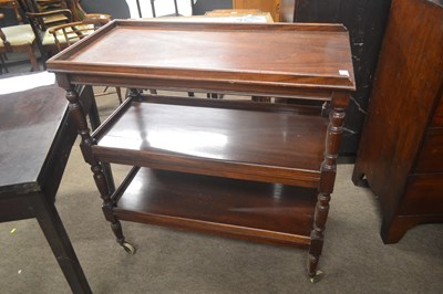 Lot 451 - An early Victorian mahogany three tier buffet...