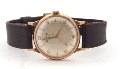 Lot 222 - A 9ct gold cased Rotary gents wristwatch,...