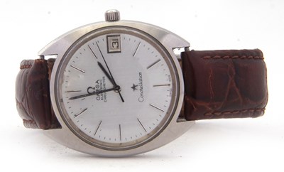 Lot 230 - An Omega Constellation electronic watch, the...