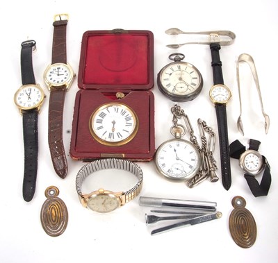 Lot 240 - Mixed Lot: A silver cased open face pocket...