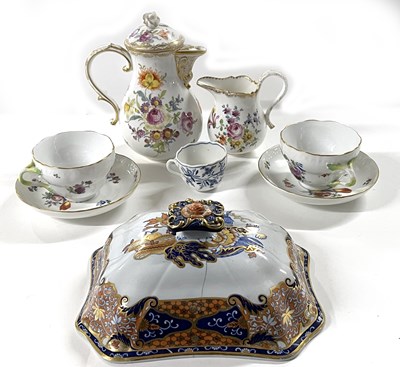 Lot 234 - Meissen Coffee Pot and Jug 20th century