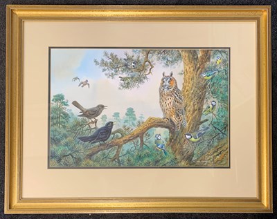 Lot 152 - Carl Donner (b.1957), Blue / Great Tits and...