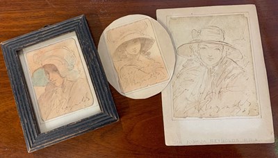 Lot 156 - After Sir Joshua Reynolds (1723-1792), Lady in...