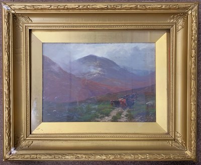 Lot 158 - Henry Hadfield Cobley (1858-1934), Cattle in...