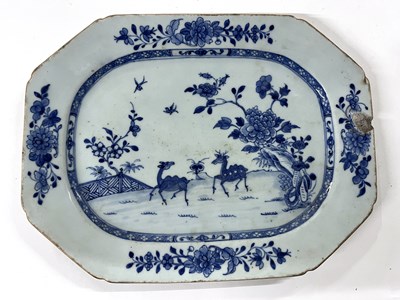 Lot 217 - An 18th Century Chinese Export porcelain dish...