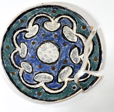 Lot 250 - A Bloomsbury Group pottery plaque by Quentin...