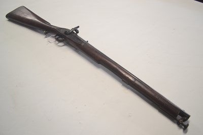 Lot 487 - A Victorian percussion cap carbine bearing...