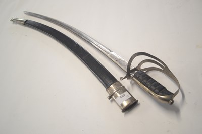 Lot 493 - An Indian copy of a Cavalry sword with curved...