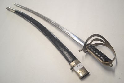 Lot 494 - An Indian copy of a Cavalry sword with curved...