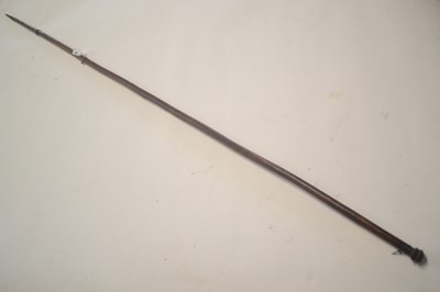 Lot 498 - An African tribal spear together with small...