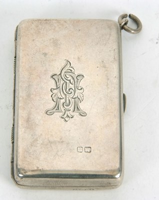 Lot 105 - A Victorian silver sovereign case of...