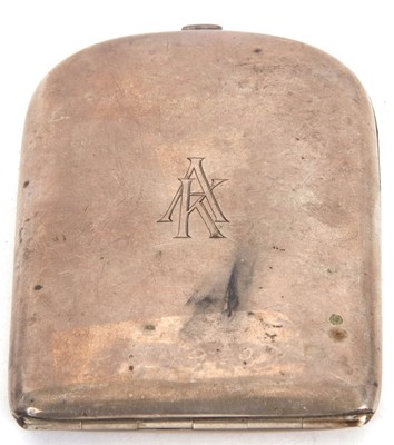 Lot 107 - An early 20th Century German silver cigarette...