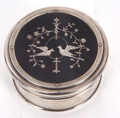 Lot 108 - An Edwardian silver and tortoiseshell...