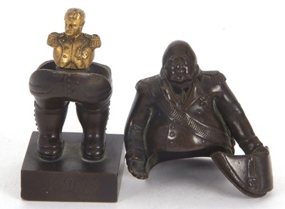 Lot 121 - A 19th Century bronze figure of Louis XVIII...