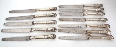Lot 172 - A group of nine matching Victorian silver...