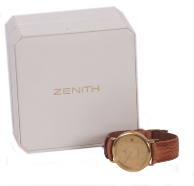 Lot 230A - A Zenith Cosmopolitan gents wrist watch, the...