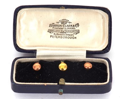Lot 133 - A gentleman's harlequin dress set, with yellow...