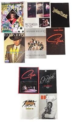 Lot 132 - TOUR PROGRAMMES: A collection of official tour...