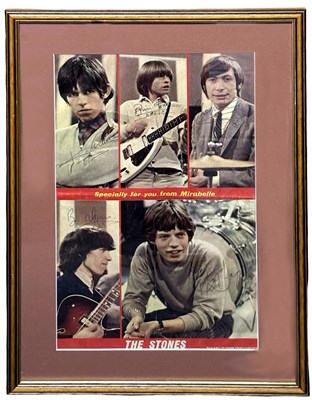 Lot 138 - THE ROLLING STONES: Signed poster from...