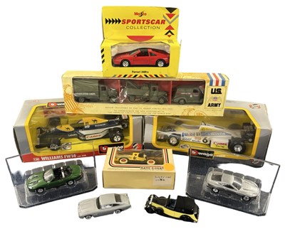 Lot 139 - A collection of various die-cast model cars,...