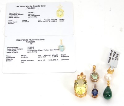 Lot 166 - A mixed lot of jewellery: to include a 9ct...