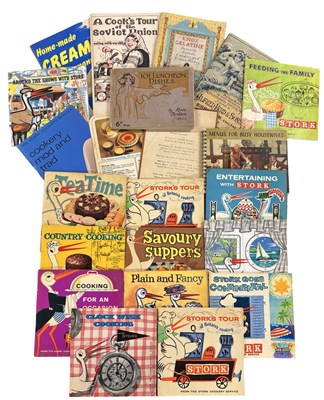 Lot 1154 - ONE BOX: Vintage cookery and homemaking pamphlets
