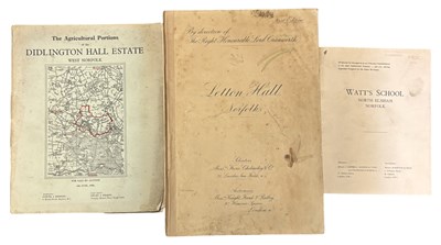 Lot 1018 - ANTIQUARIAN NORFOLK SALES PARTICULARS: THE...