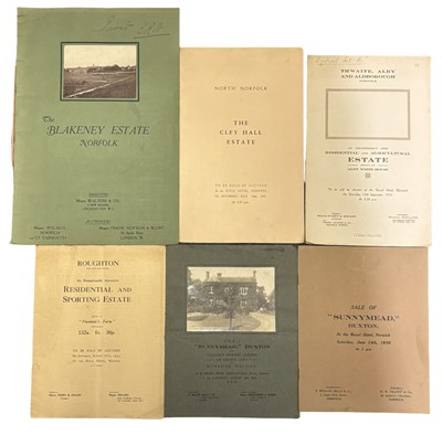 Lot 1016 - ANTIQUARIAN NORFOLK SALES PARTICULARS: THE...