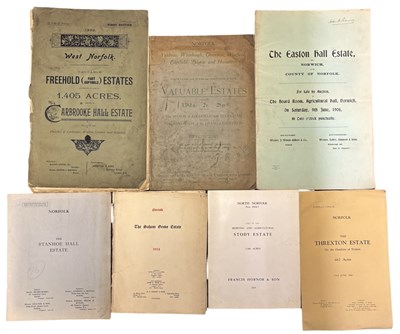 Lot 1013 - ANTIQUARIAN NORFOLK SALES PARTICULARS:...