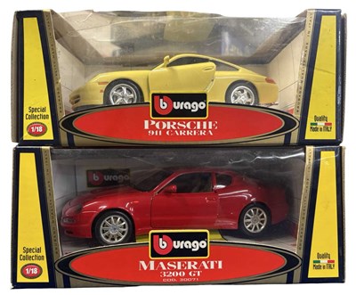Lot 146 - A pair of boxed Bburago 1/18 scale cars, to...