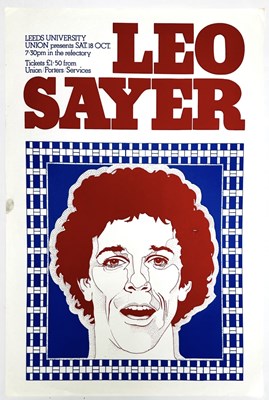 Lot 249 - LEO SAYER. Original double crown poster for...
