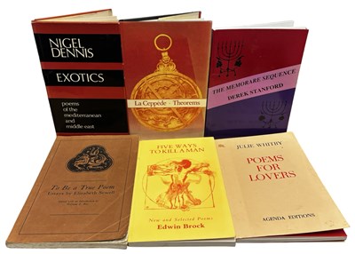 Lot 242 - POETRY: 6 Titles: EDWIN BROCK: FIVE WAYS TO...