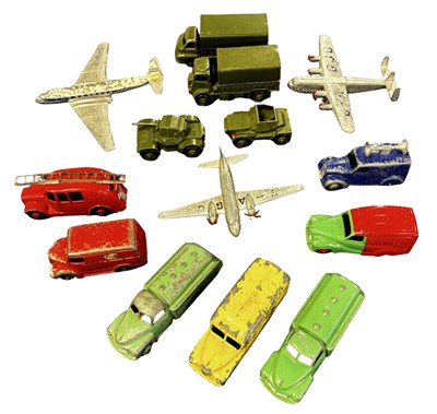 Lot 161 - A group of playworn Dinky military, service...