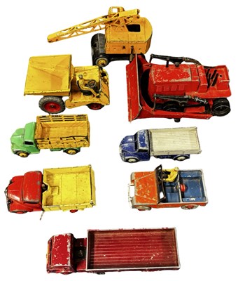 Lot 160 - A group of playworn Dinky heavy plant...