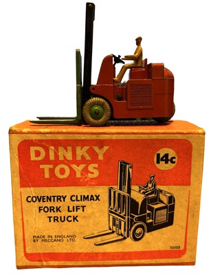 Lot 109 - A boxed Dinky Toys 14c Coventry Climax Fork...