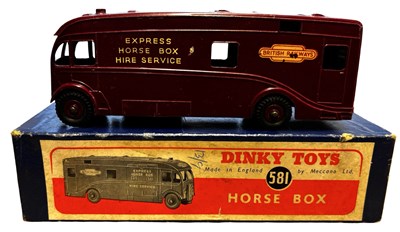 Lot 111 - A boxed Dinky 581 Horse Box
