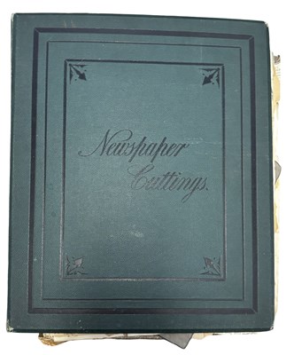 Lot 800 - Album of Norfolk ephemera newspaper cuttings,...