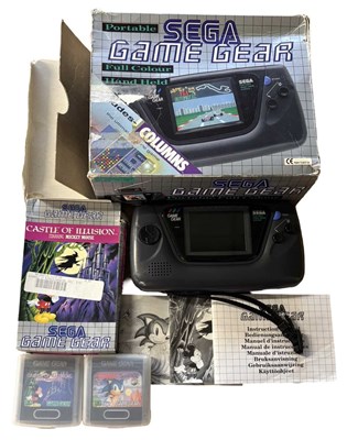 Lot 320 - A boxed SEGA Game Gear portable console,...