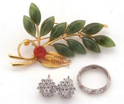 Lot 167 - A mixed lot of jewellery: to include a 9KT...