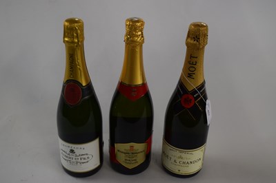Lot 417 - Moet & Chandon champagne, 75cl; Aubert et Fils...