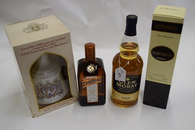 Lot 473 - Mixed spirits: to include Glen Moray Single...