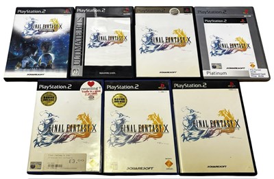 Lot 171 - FINAL FANTASY X: Variant game covers for...