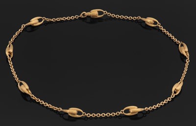 Lot 339 - Marco Bicego:an 18ct Lucia oval station...