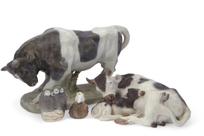 Lot 5 - Copenhagen Model of a Bull des by K Kyhn With...