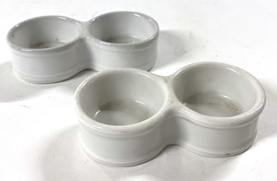 Lot 337 - Two WW2 Luftwaffe Porcelain Salts dated 1939