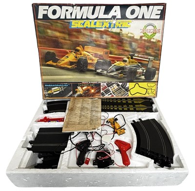 Lot 309 - A boxed Scalextric Formula One racing set...