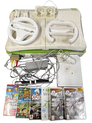 Lot 330 - A Nintendo Wii console, together with WiiFit...